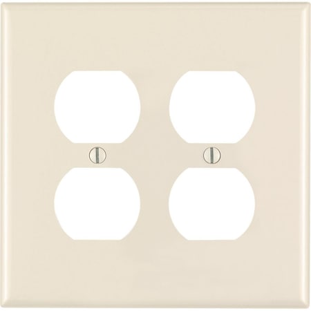 Spark 2 Gang Duplex Receptable Wallpalte SP3307859